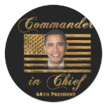 Commander in Chief, Barack Obama Stickers