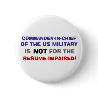 COMMANDER-IN-CHIEF IS NOT FOR THE RESUME IMPAIRED button