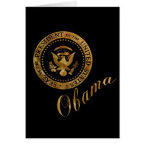Commander in Chief, President Barack Obama Card