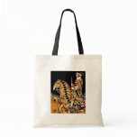 "Commander On Horseback" Tote Bags