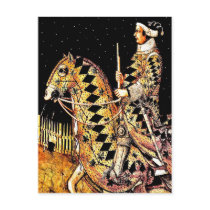 "Commander On Horseback" postcards by Aquavel "Commander On Horseback" postcards