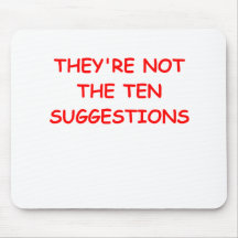 COMMANDMENTS MOUSEPADS