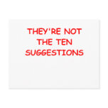 COMMANDMENTS POSTCARDS