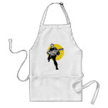 commando soldier aiming grenade launcher rifle aprons