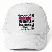 Commemorate Multiple Myeloma Awareness Month hats by cancerapparel Commemorate Multiple Myeloma Awareness Month hats
