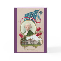 Commemorating George Washington Greeting Card
