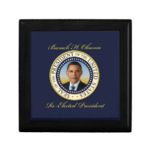 Commemorative President Barack Obama Re-Election Jewelry Boxes