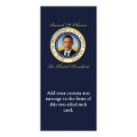 Commemorative President Barack Obama Re-Election Custom Rack Card