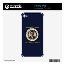 Commemorative President Barack Obama Re-Election Skin For iPhone 4S