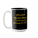Commemorative President Obama Inauguration mugs