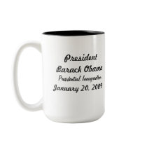 Commemorative President Obama Inauguration mugs