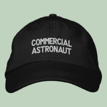 Commercial Astronaut embroidered hats