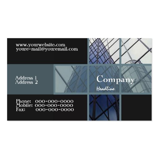 Commercial Business Card (front side)