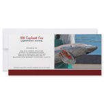 Commercial fishing harbor tuna CUSTOMIZE rack cards