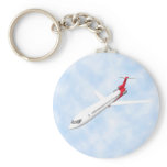 Commercial Jet Airplane: 3D Model: Key Chain