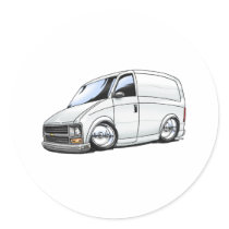 Commercial Van 01 stickers by grapeapedesign Commercial Van 01 stickers
