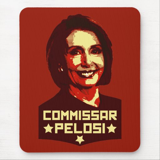Commissar Pelosi Mouse Pads