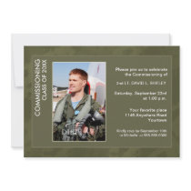 Commissioning Party Photo Invitation (Olive)