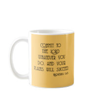 Commit to the Lord Bible Quote Tshirts Mug
