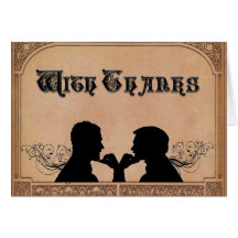 Commitment Ceremony Custom Thank-You Cards