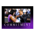 Commitment (Obama Fist Bump) Poster posters by thebarackspot Commitment (Obama Fist Bump) Poster posters