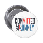 Committed Romney buttons