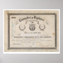 Committee of Vigilance, San Francisco (2539A) Posters