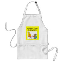 committing barbecue joke apron