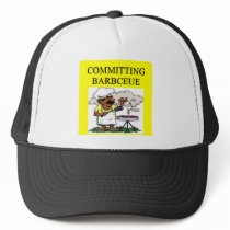 committing barbecue joke mesh hats
