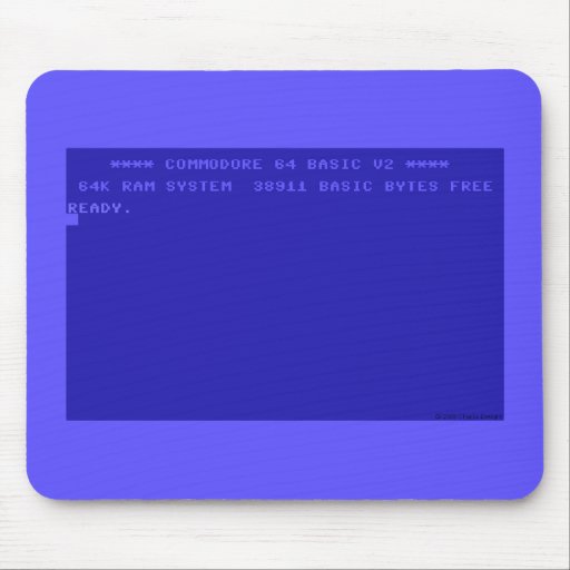 Commodore 64 mouse mat