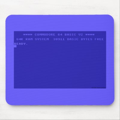 Commodore 64 mouse mat by ChaotixDesigns