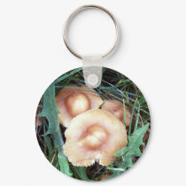 Common Bonnet Mushroom Key Chain keychains by CreatureCreations Common Bonnet Mushroom Key Chain keychains