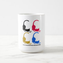 Common Cats 4 Logos multicolour Mugs