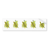Common Green Magpie Bumper Stickers