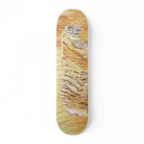 "Common Ground" Stalking Tiger skateboard