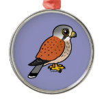 Birdorable Common Kestrel Premium circle Ornament