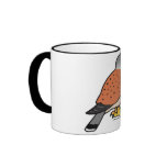 Birdorable Common Kestrel Ringer Mug