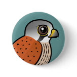 Birdorable Common Kestrel Round Button