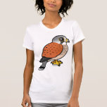 Birdorable Common Kestrel Women\'s American Apparel Fine Jersey Short Sleeve T-Shirt