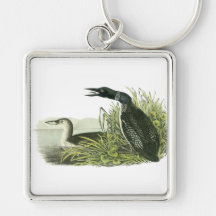 Common Loon, John Audubon Key Chains
