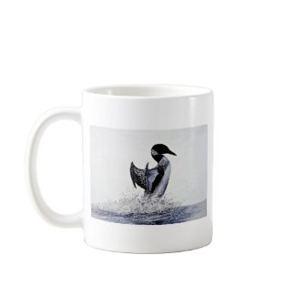 Common loon mug