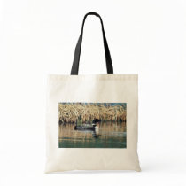 Common Loon on Water Tote Bags