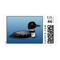 Common Loon Postage Stamps
