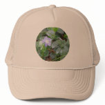 Common Periwinkle, Vinca Minor, on Roadside Mesh Hat