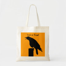 Common Raven Halloween Bag
