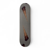 Common screw shell (Turritella terebra) Shell Skate Board Deck