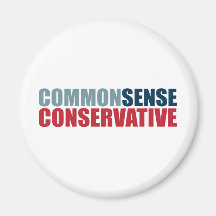 Common Sense Conservative Fridge Magnet