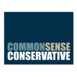 Common Sense Conservative Post Card