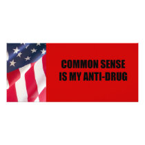 Common sense is my anti-drug rack cards