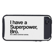 Common Sense Superpower iPhone 4/4S Cover